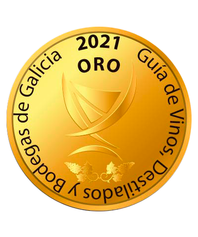 Lagar Pedregales medalla de oro 2021 en la Guia de Vinos, Destilados y Bodegas de Galicia